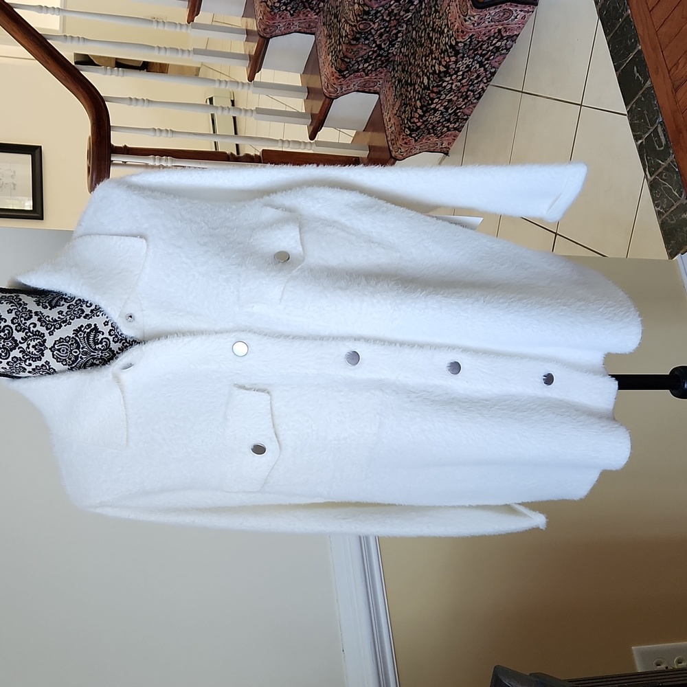 Rachel Zoe furry fleece top/jacket